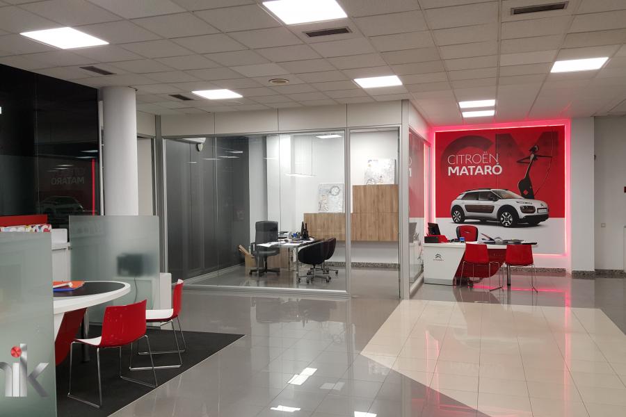 Reforma de oficinas Citroën Mataró, Barcelona