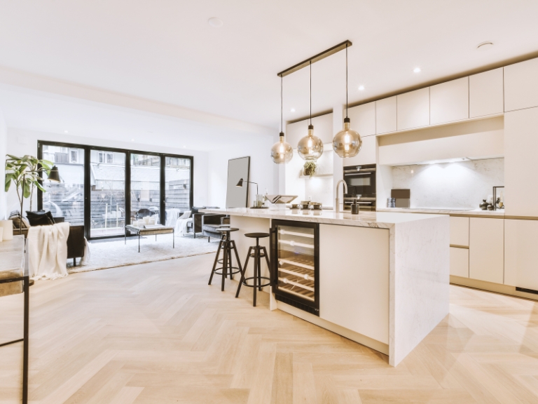 Espacios abiertos. Cocina abierta al salón