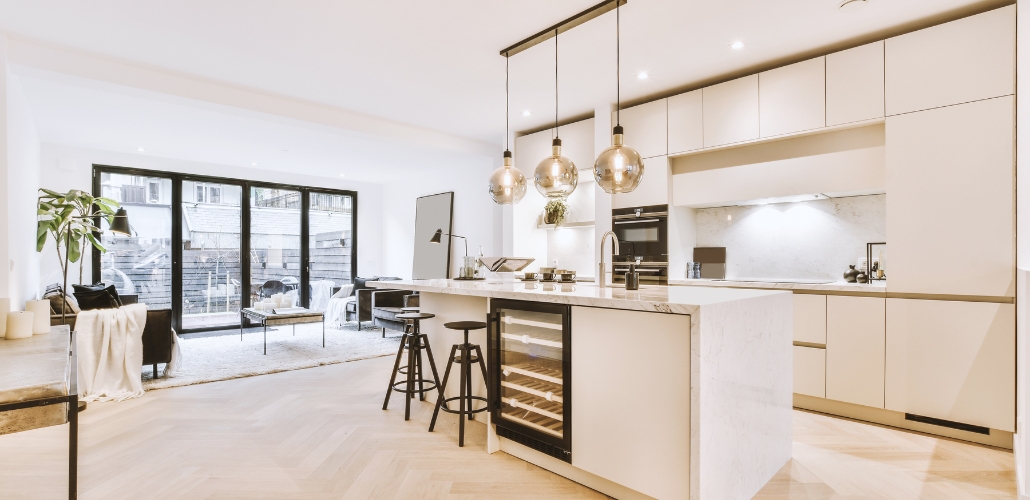 reforma integral cocina abierta