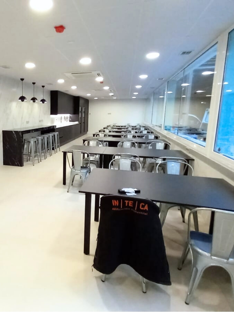 Reforma de la sala de descanso de Inteca