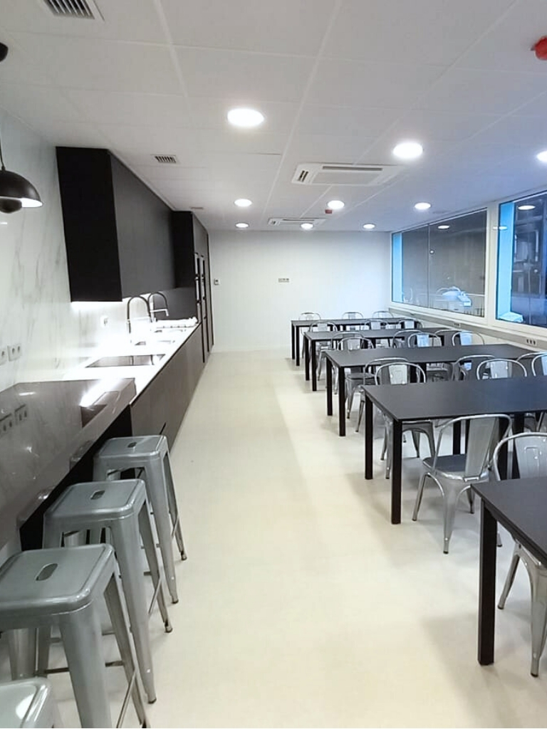 Sala descanso proyecto Inteca